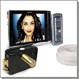 Комплект проводного видеодомофона Eplutus ЕР-2291 + Anxing Lock-AX042