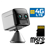 Миниатюрная 2K 4G IP камера с SIM картой «JMC-AC70-4G-Dual» с двумя объективами
